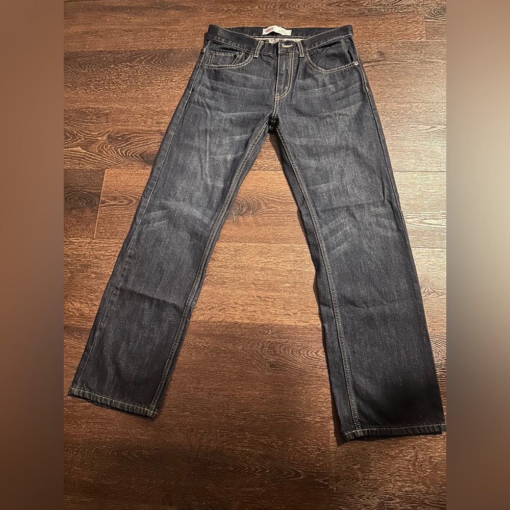 Levi’s 505 Regular Fit Jeans Size 16 W28 L28 100% Cotton